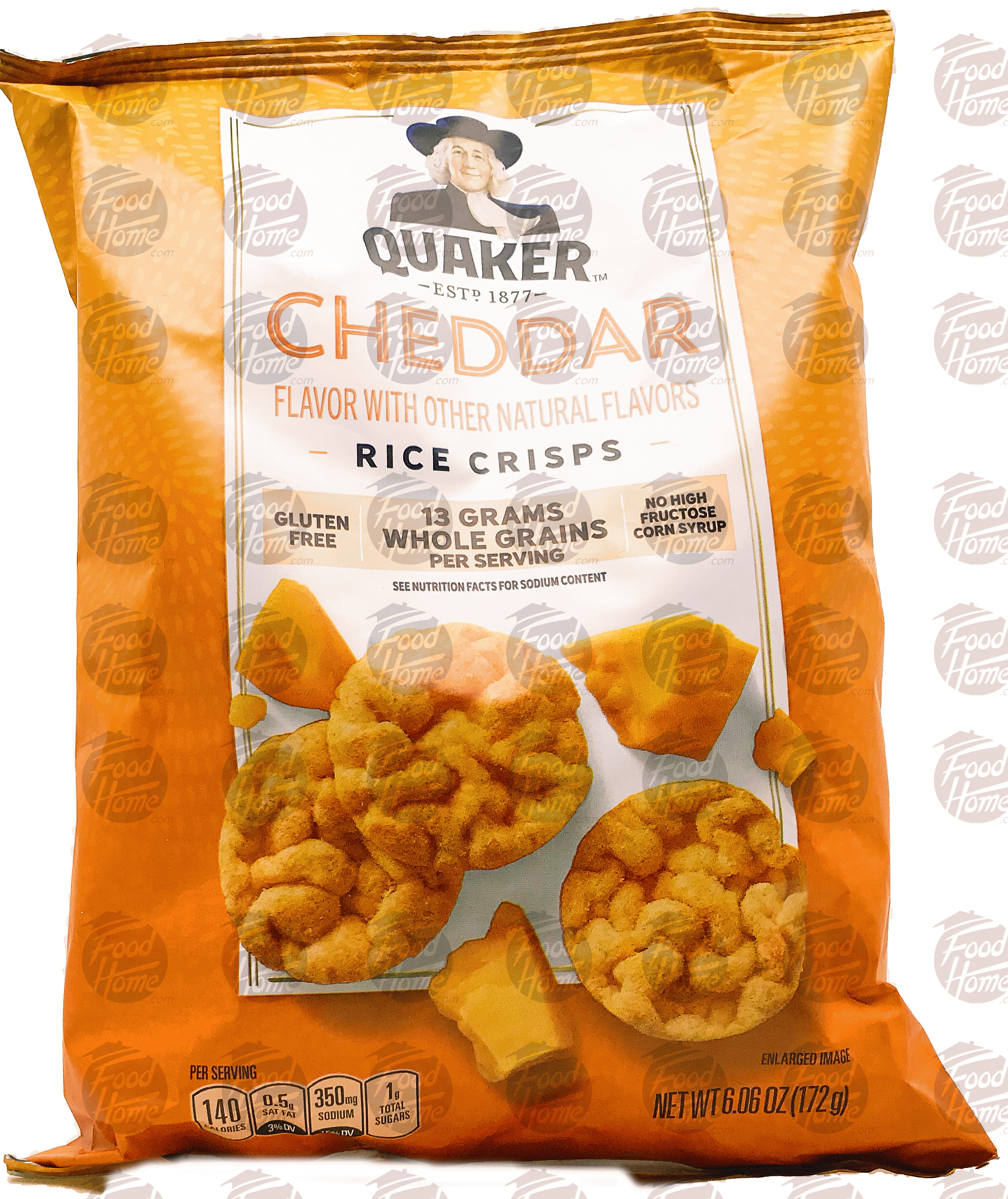 Quaker Popped cheddar cheese rice crisps Full-Size Picture